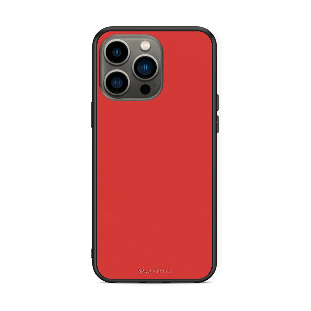 Θήκη iPhone 13 Pro Poppy Red από τη Smartfits με σχέδιο στο πίσω μέρος και μαύρο περίβλημα | iPhone 13 Pro Poppy Red case with colorful back and black bezels