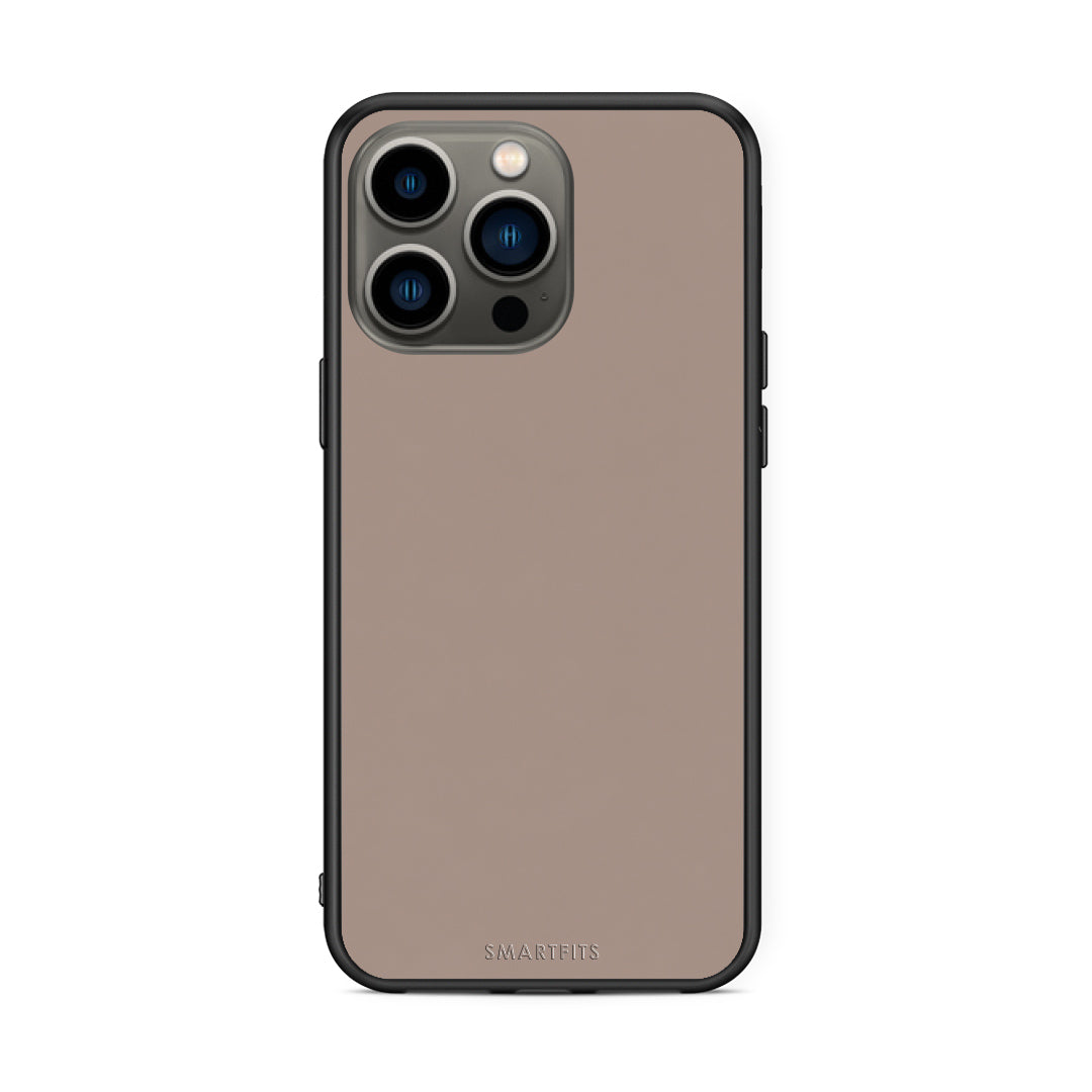 Θήκη iPhone 13 Pro Warm Taupe από τη Smartfits με σχέδιο στο πίσω μέρος και μαύρο περίβλημα | iPhone 13 Pro Warm Taupe case with colorful back and black bezels