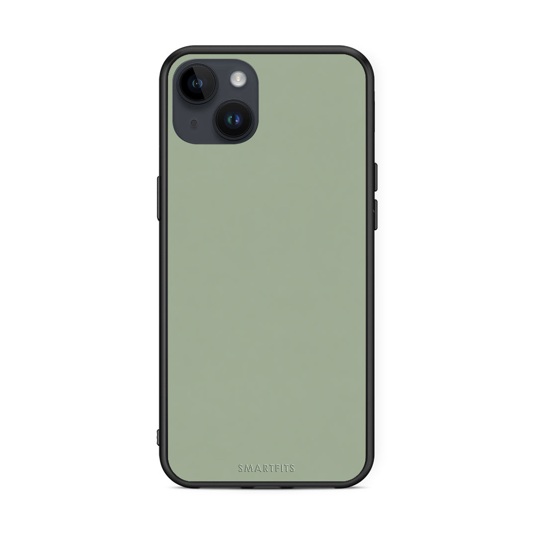 Θήκη iPhone 14 Plus Sage Green από τη Smartfits με σχέδιο στο πίσω μέρος και μαύρο περίβλημα | iPhone 14 Plus Sage Green case with colorful back and black bezels
