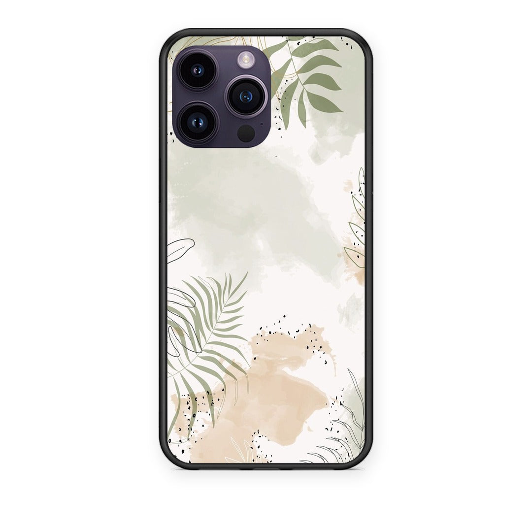 Θήκη iPhone 15 Pro Nude Plants από τη Smartfits με σχέδιο στο πίσω μέρος και μαύρο περίβλημα | iPhone 15 Pro Nude Plants case with colorful back and black bezels