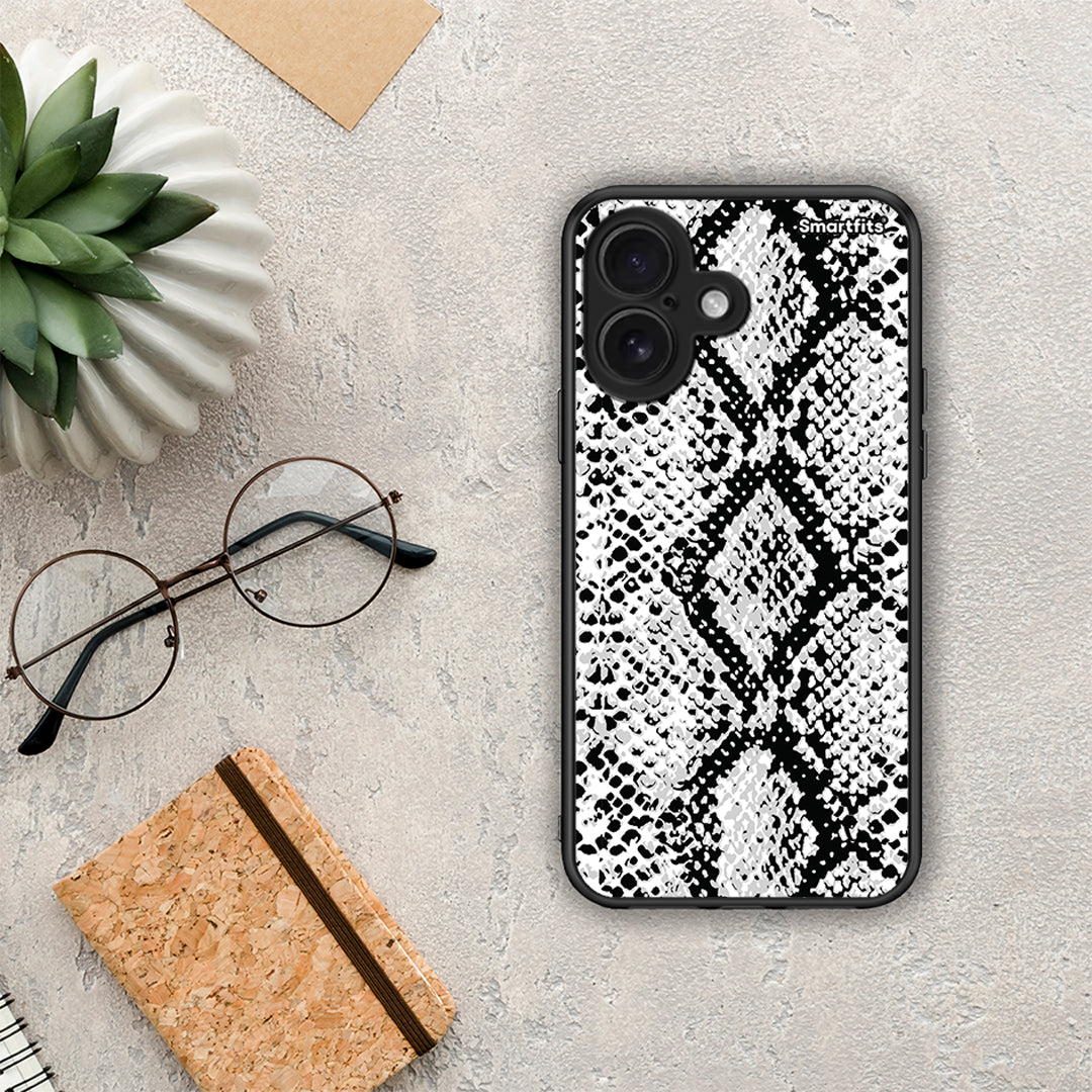 Animal White Snake - iPhone 16 θήκη