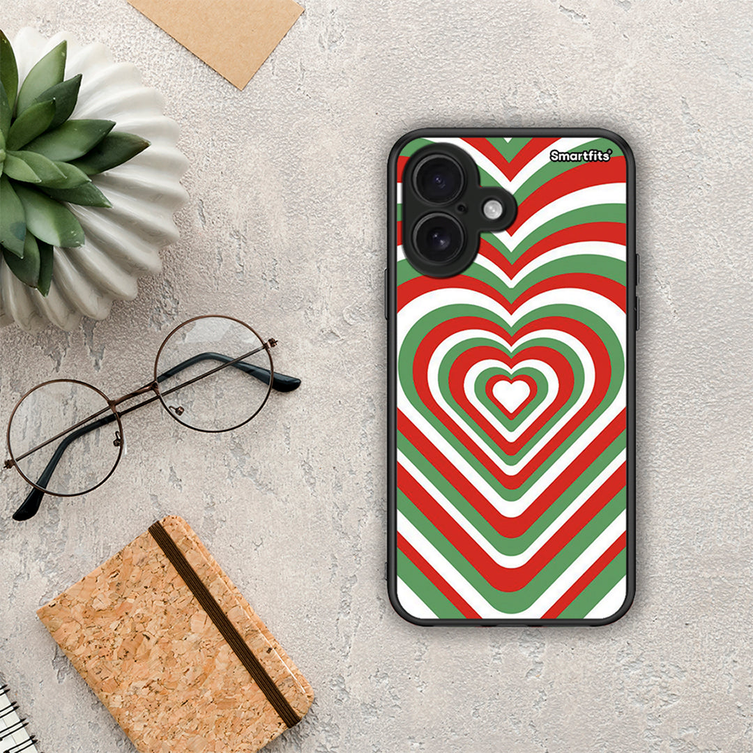 Christmas Hearts - iPhone 16 θήκη