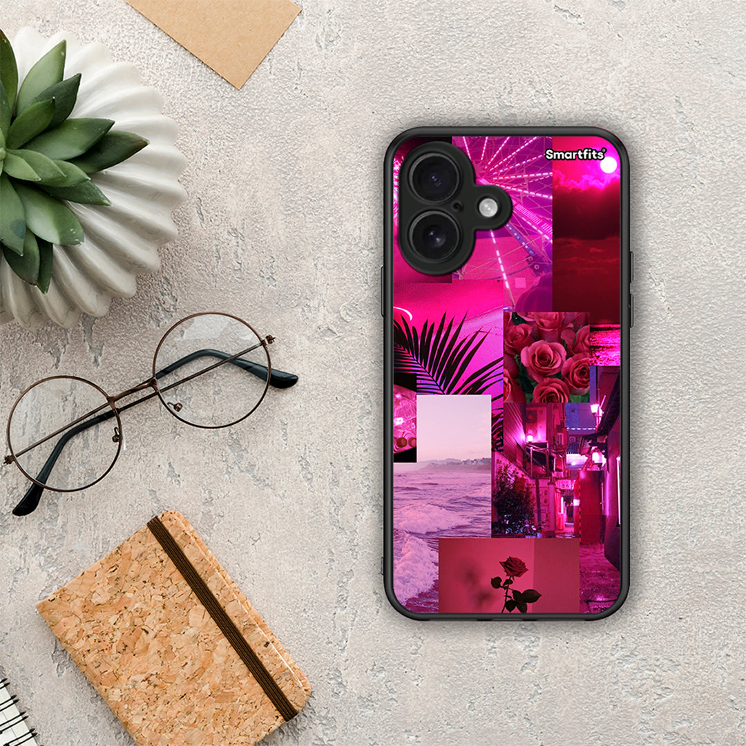 Collage Red Roses - iPhone 16 θήκη