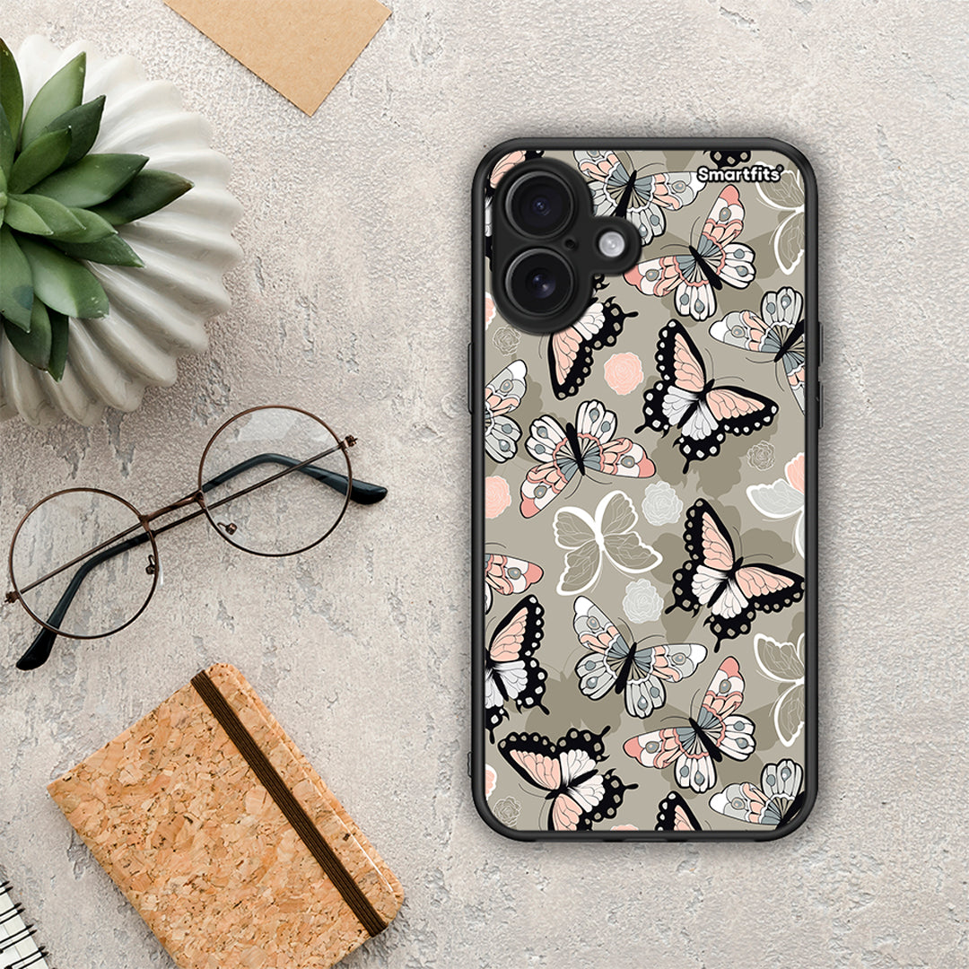 Boho Butterflies - iPhone 16 Plus θήκη