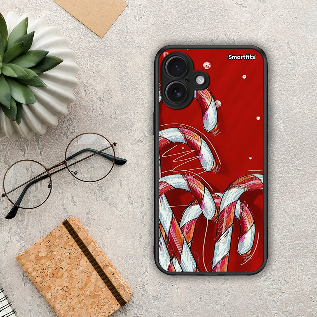 Candy Cane - iPhone 16 Plus θήκη