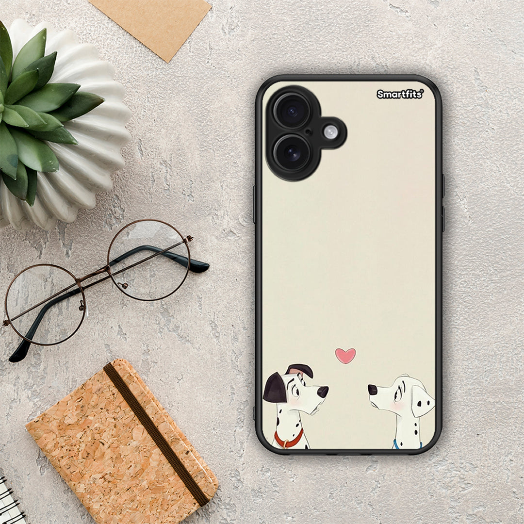 Dalmatians Love - iPhone 16 Plus θήκη