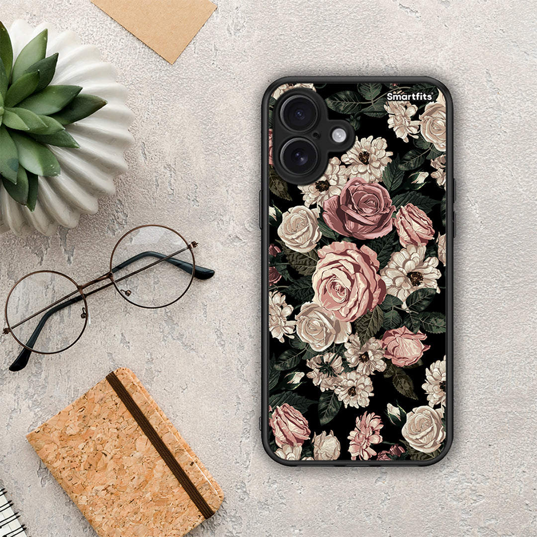 Flower Wild Roses - iPhone 16 Plus θήκη