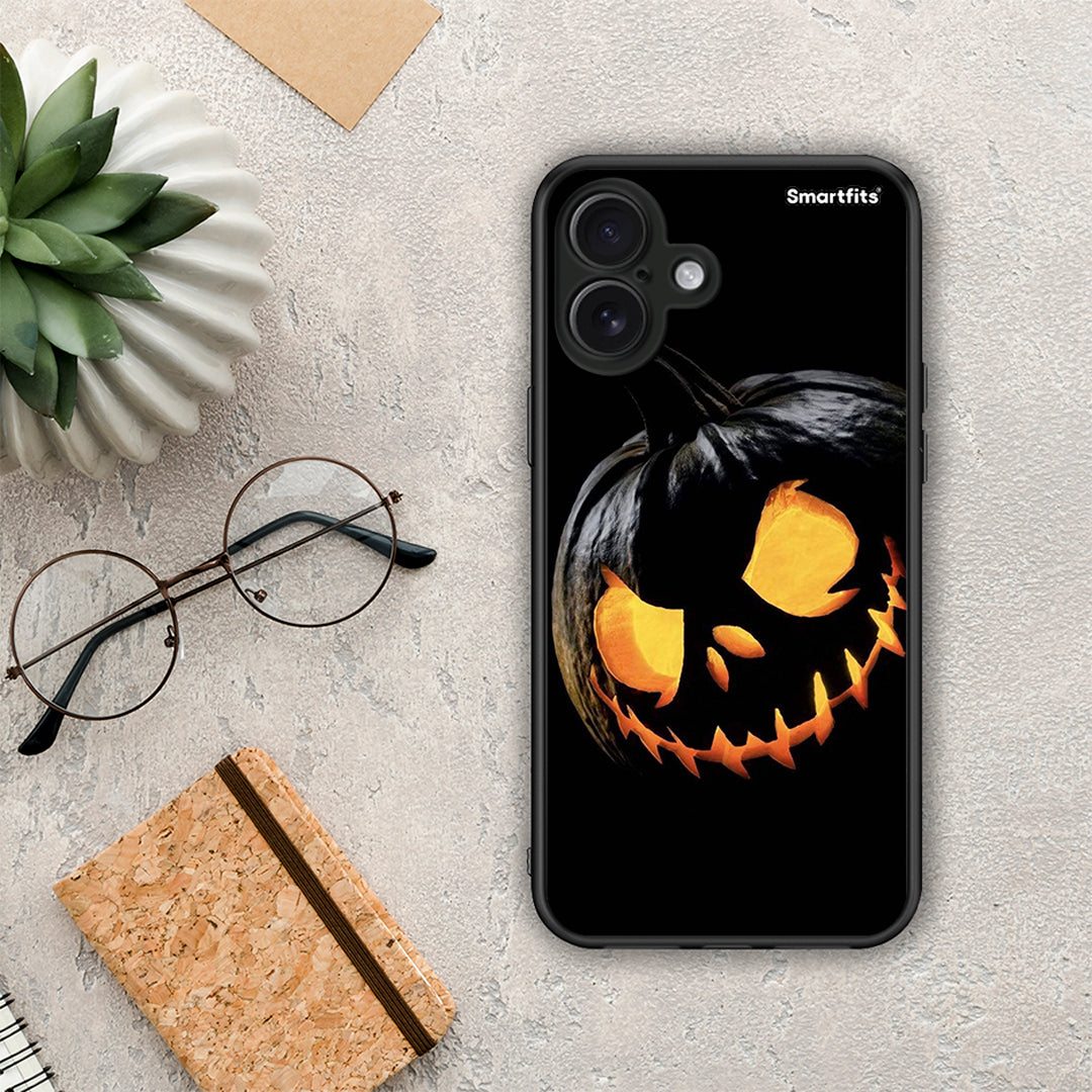 Halloween Scary Pumpkin - iPhone 16 Plus θήκη