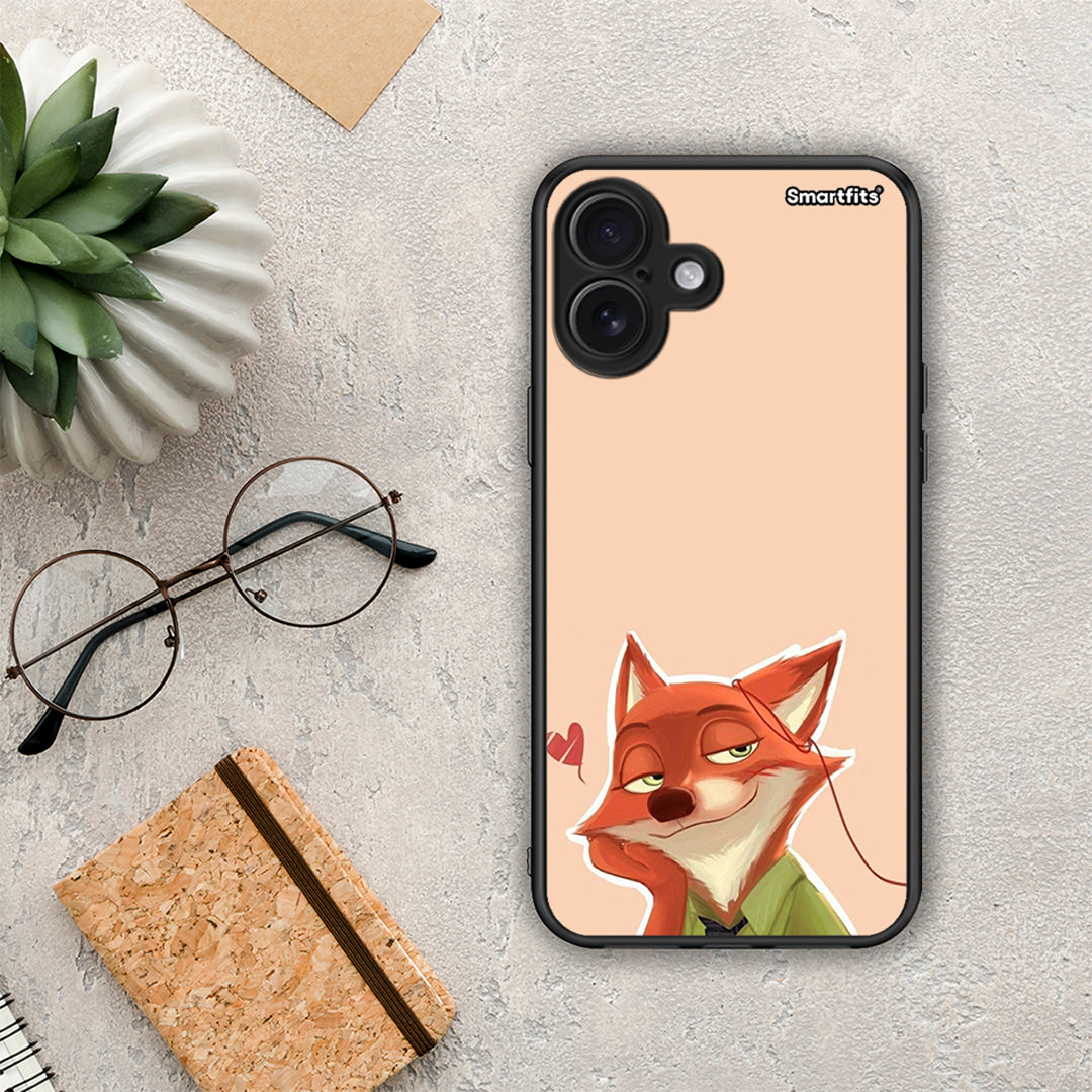Nick Wilde And Judy Hopps Love 1 - iPhone 16 Plus θήκη
