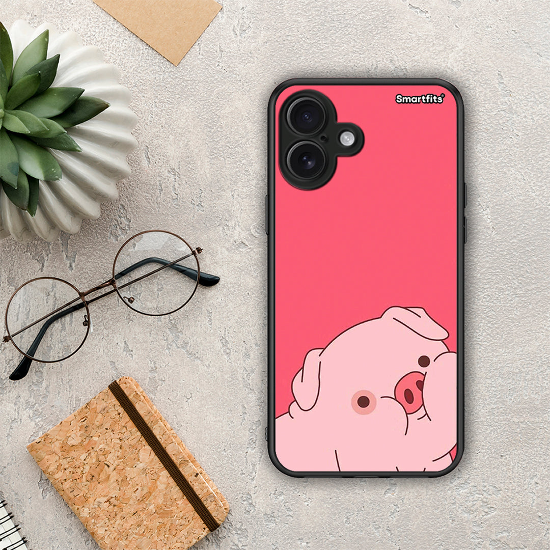 Pig Love 1 - iPhone 16 Plus θήκη