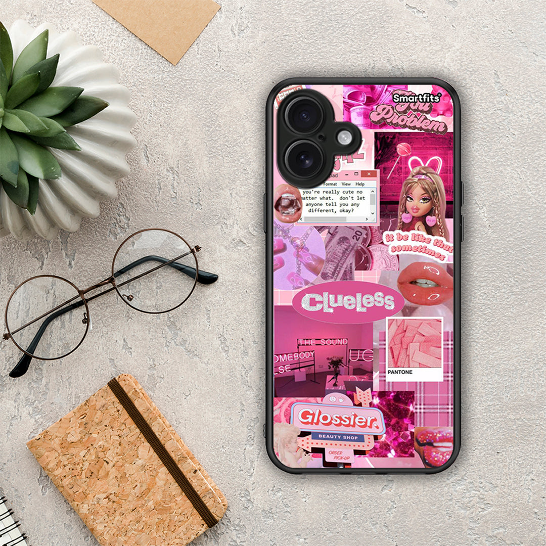 Pink Love - iPhone 16 Plus θήκη