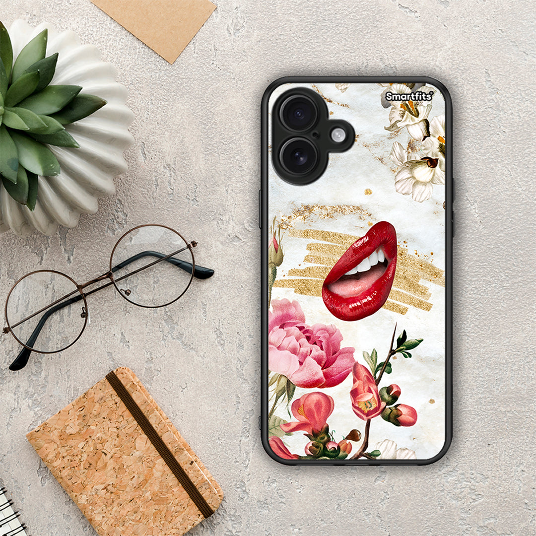 Red Lips - iPhone 16 Plus θήκη