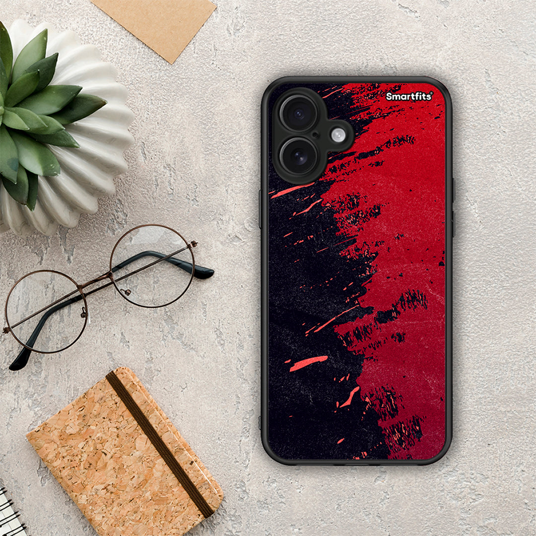 Red Paint - iPhone 16 Plus θήκη