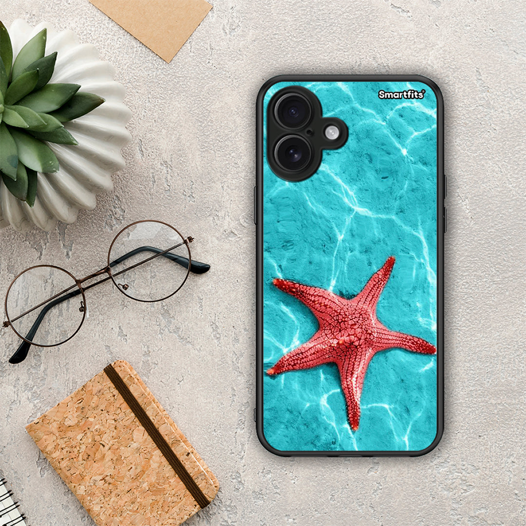 Red Starfish - iPhone 16 Plus θήκη