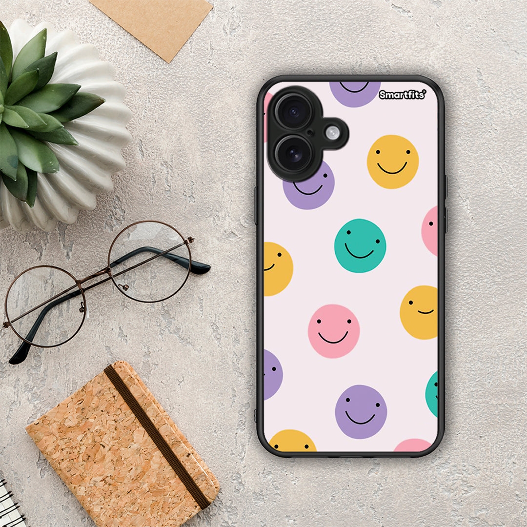 Smiley Faces - iPhone 16 Plus θήκη