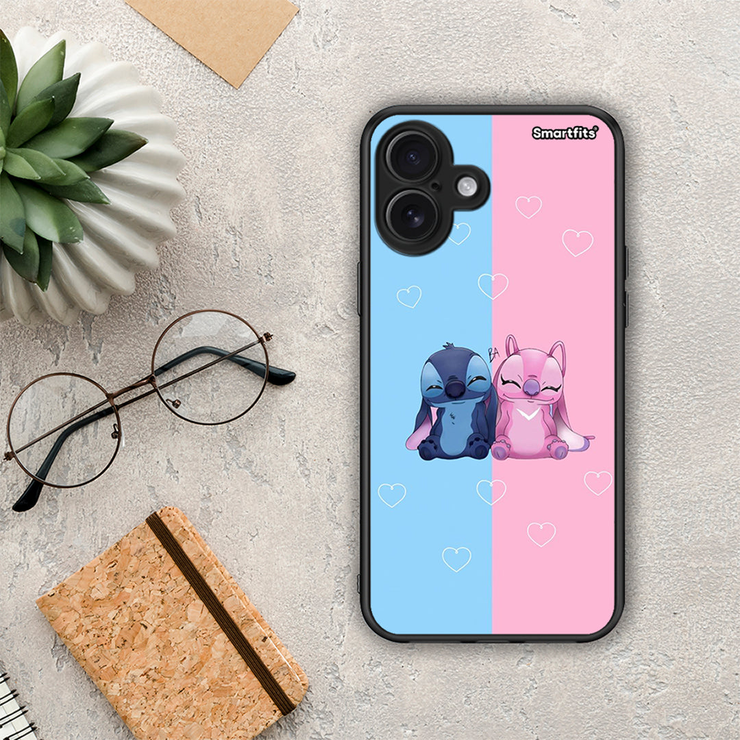 Stitch And Angel - iPhone 16 Plus θήκη