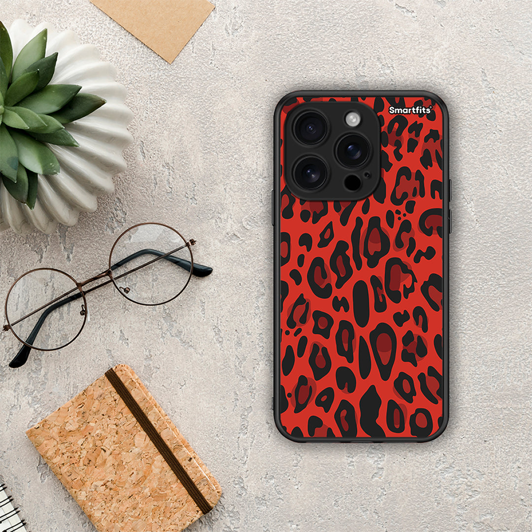 Animal Red Leopard - iPhone 16 Pro θήκη