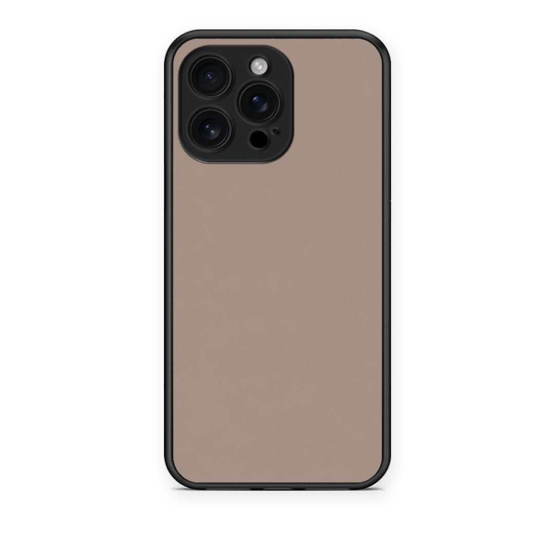 Θήκη iPhone 16 Pro Max Warm Taupe από τη Smartfits με σχέδιο στο πίσω μέρος και μαύρο περίβλημα | iPhone 16 Pro Max Warm Taupe case with colorful back and black bezels