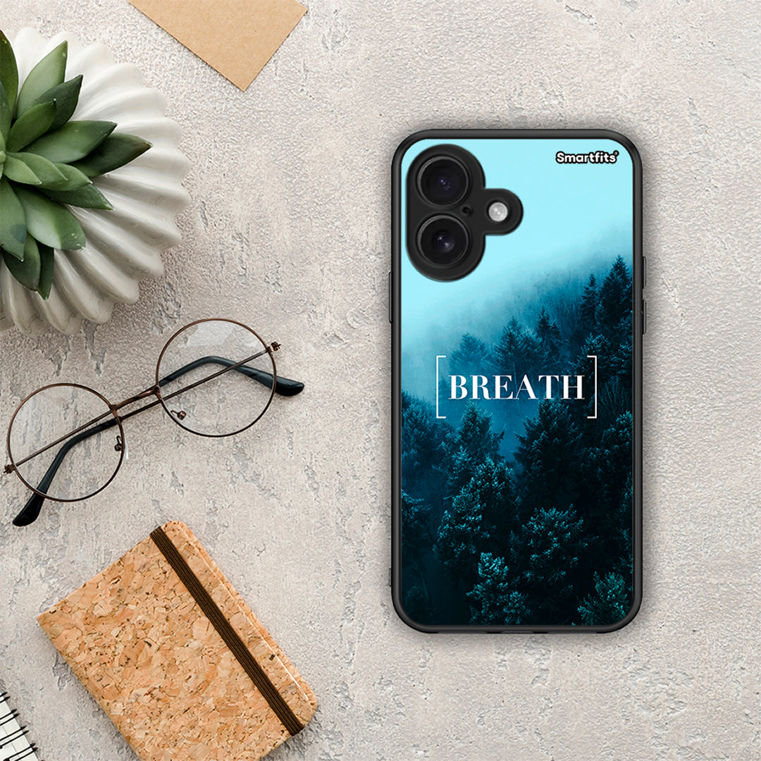 Quote Breath - iPhone 16 θήκη