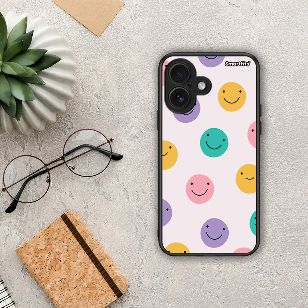 Smiley Faces - iPhone 16 θήκη