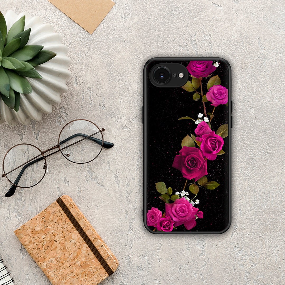 Flower Red Roses - iPhone 16e θήκη