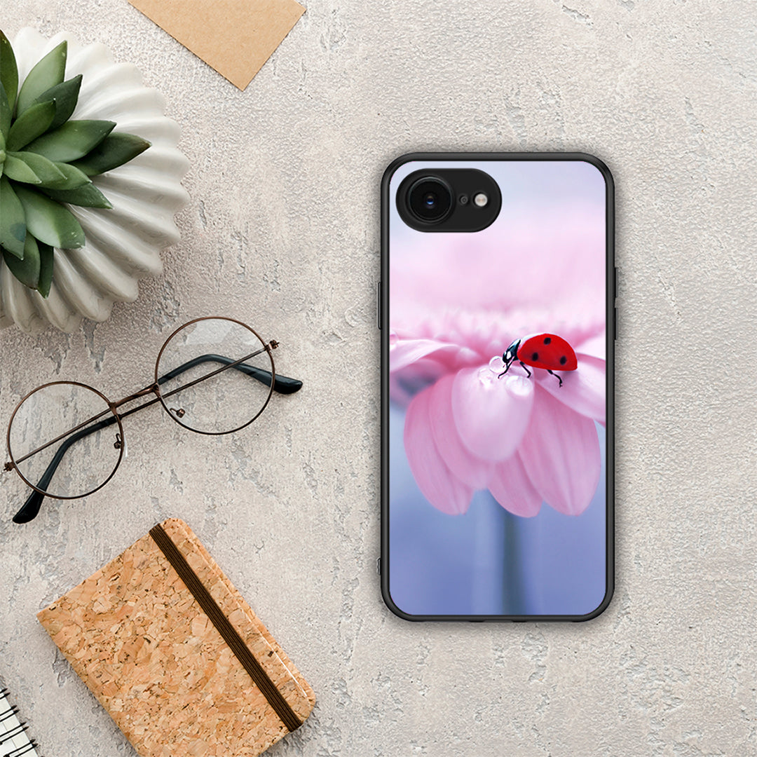 Ladybug Flower - iPhone 16e θήκη