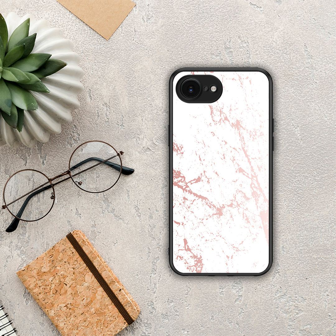 Marble Pink Splash - iPhone 16e θήκη