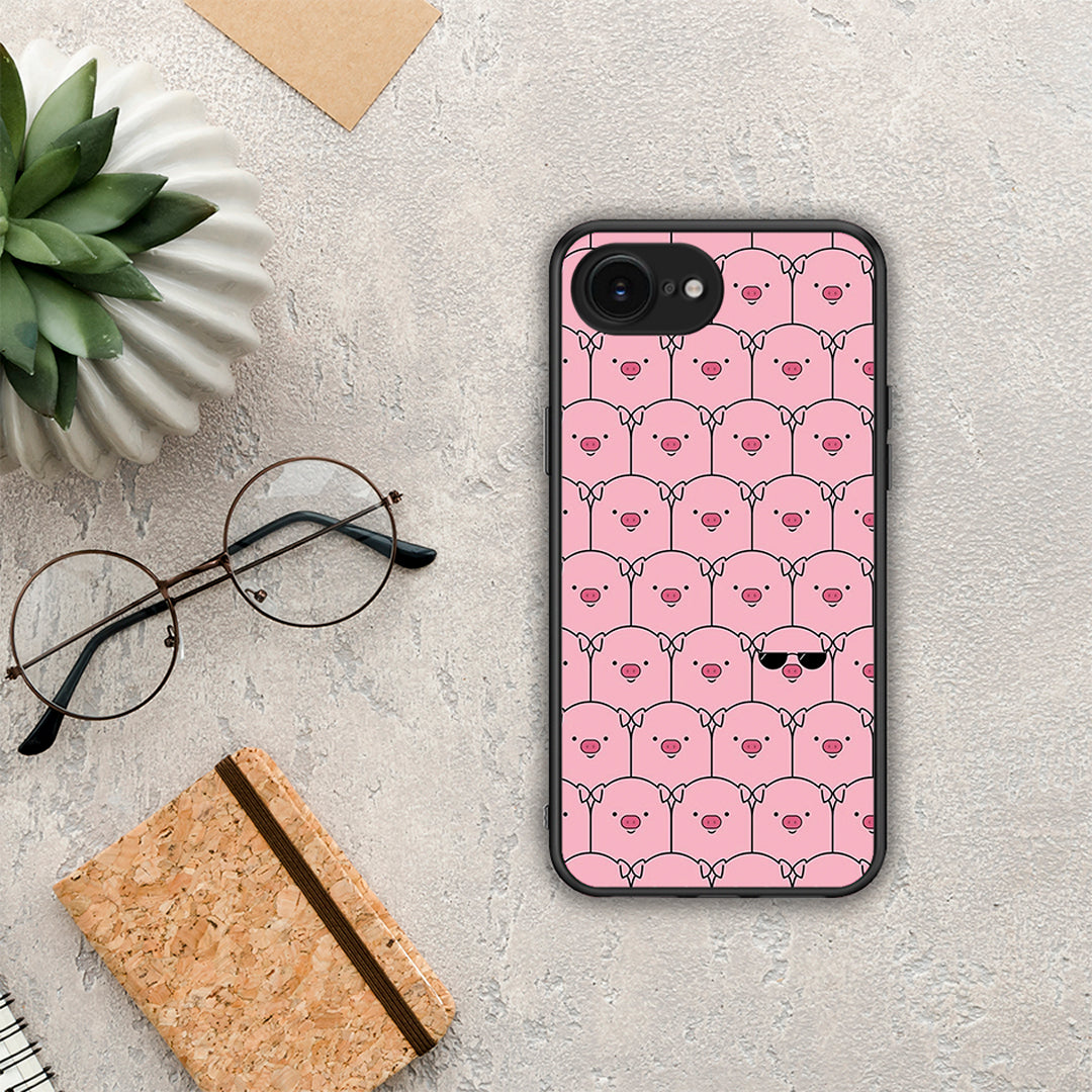 Pig Glasses - iPhone 16e θήκη