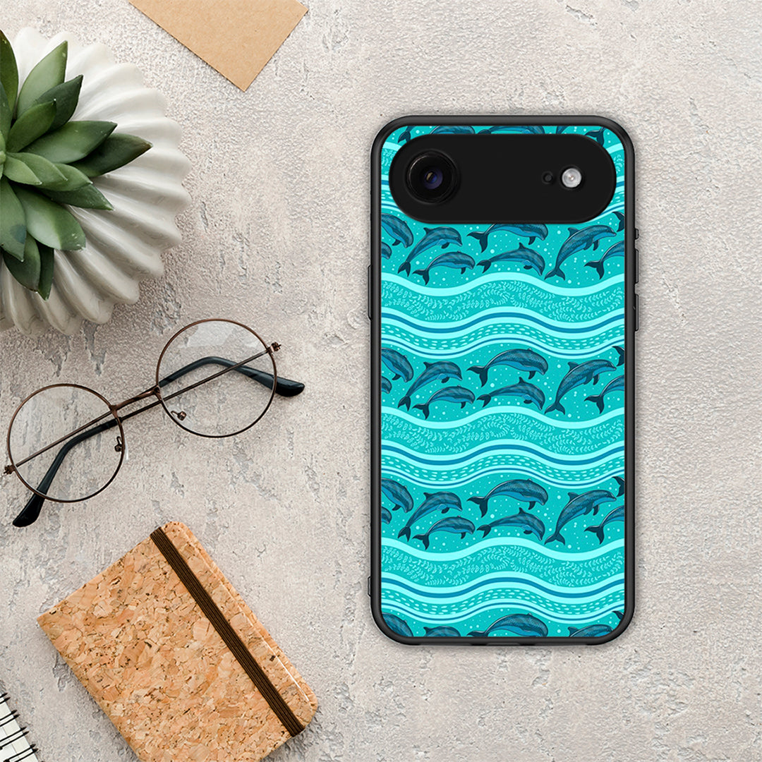 Swimming Dolphins - iPhone 17 Air θήκη