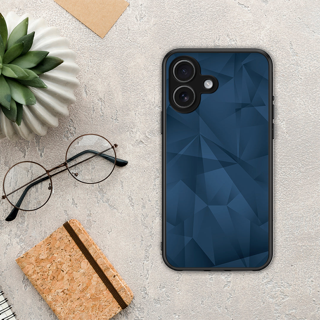 Geometric Blue Abstract - iPhone 17 θήκη
