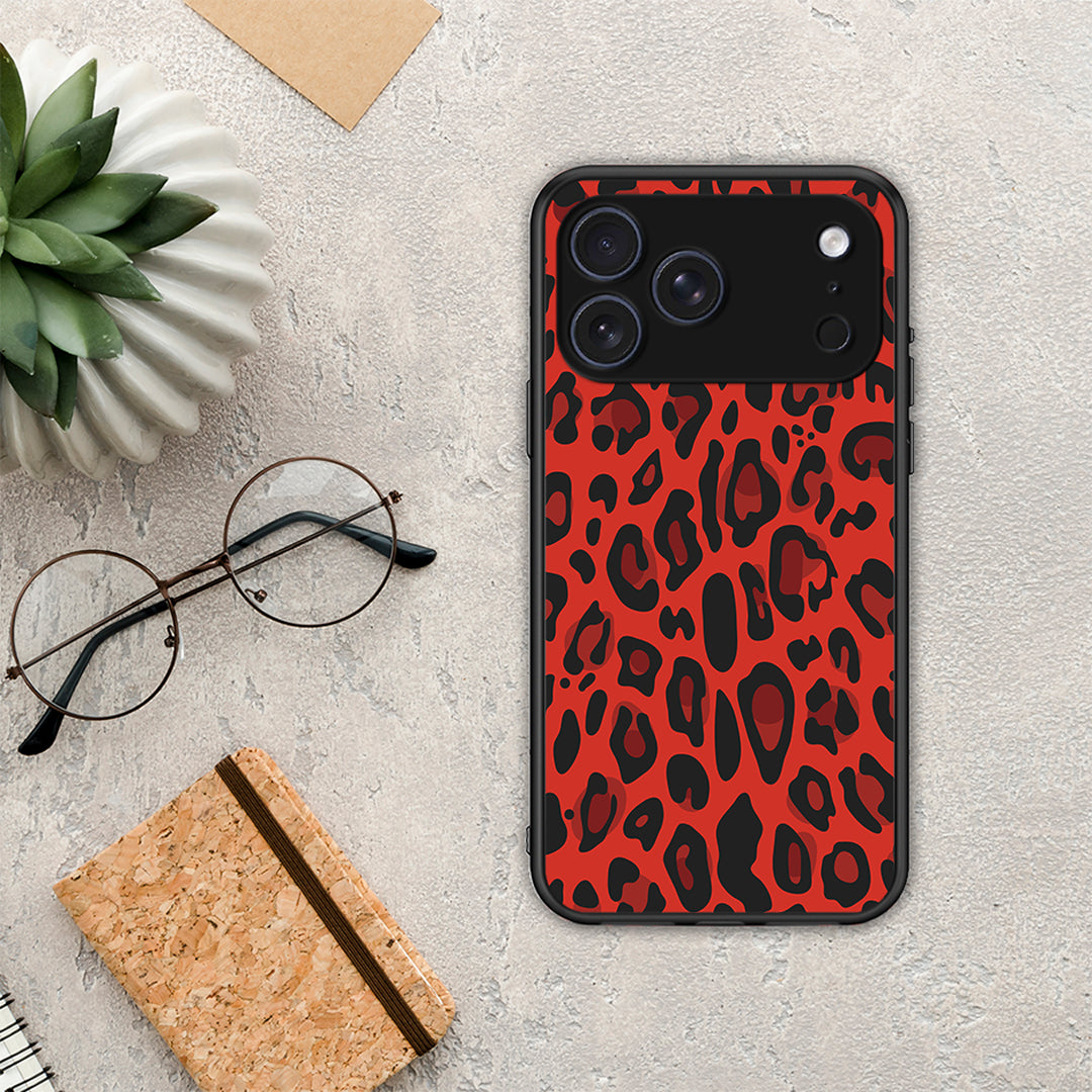 Animal Red Leopard - iPhone 17 Pro θήκη