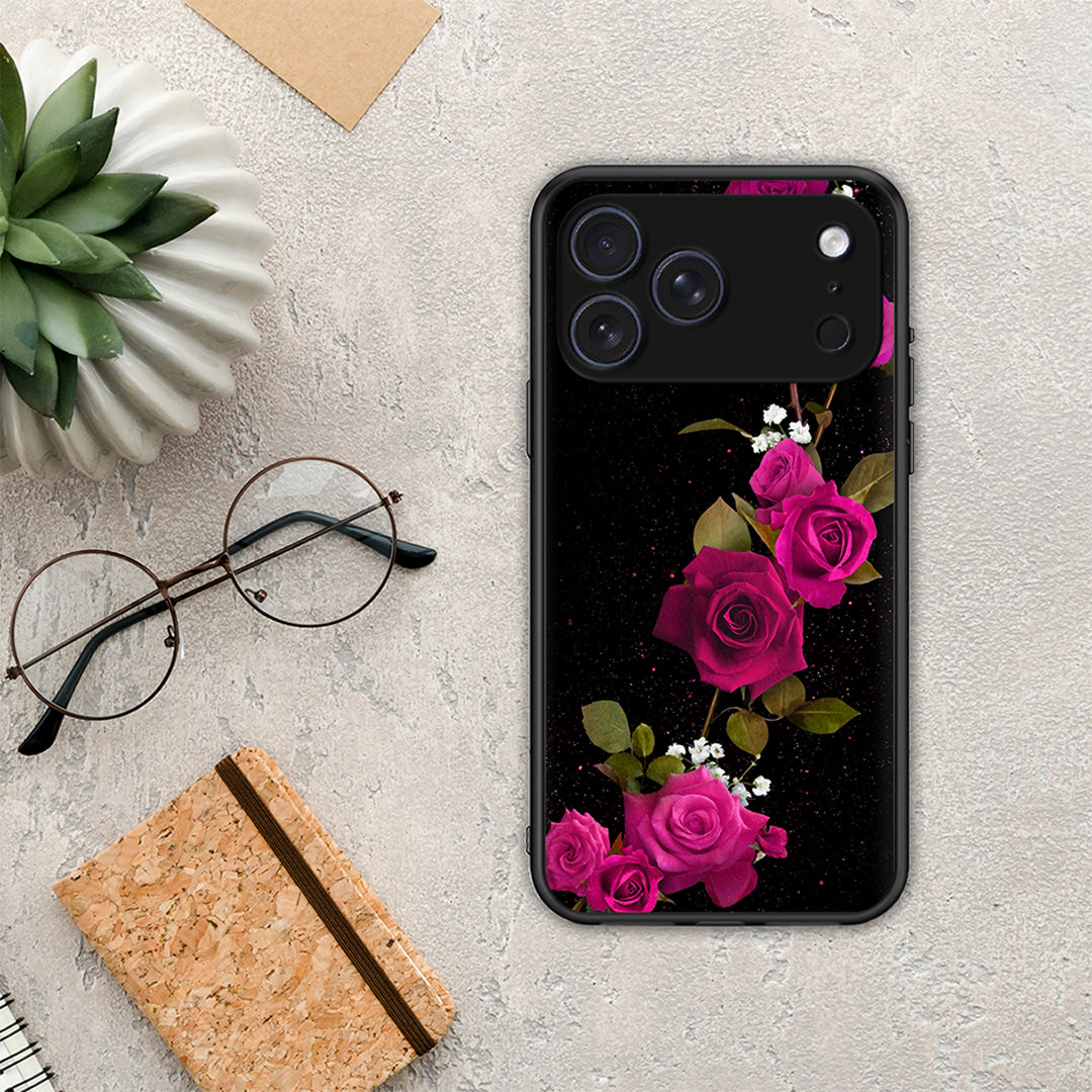 Flower Red Roses - iPhone 17 Pro θήκη