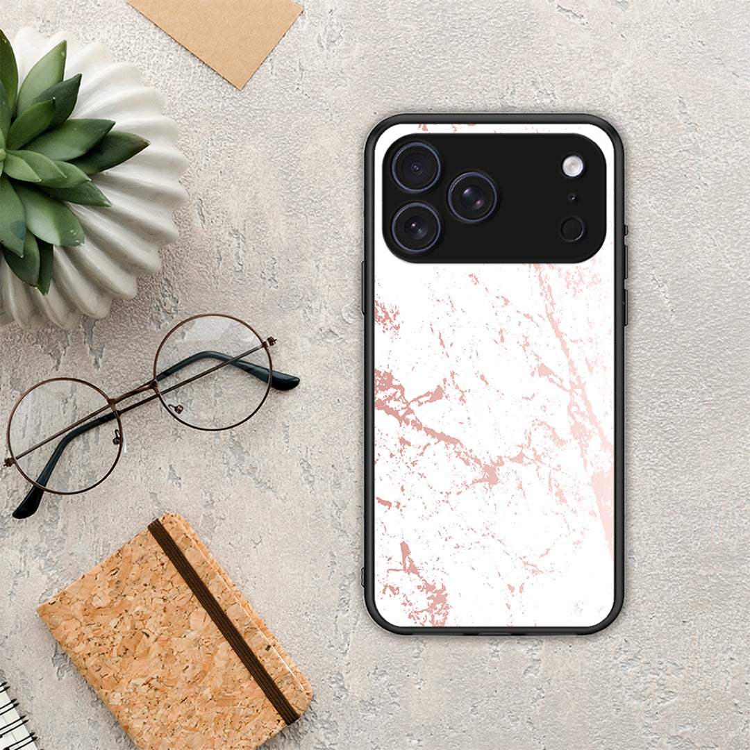 Marble Pink Splash - iPhone 17 Pro θήκη