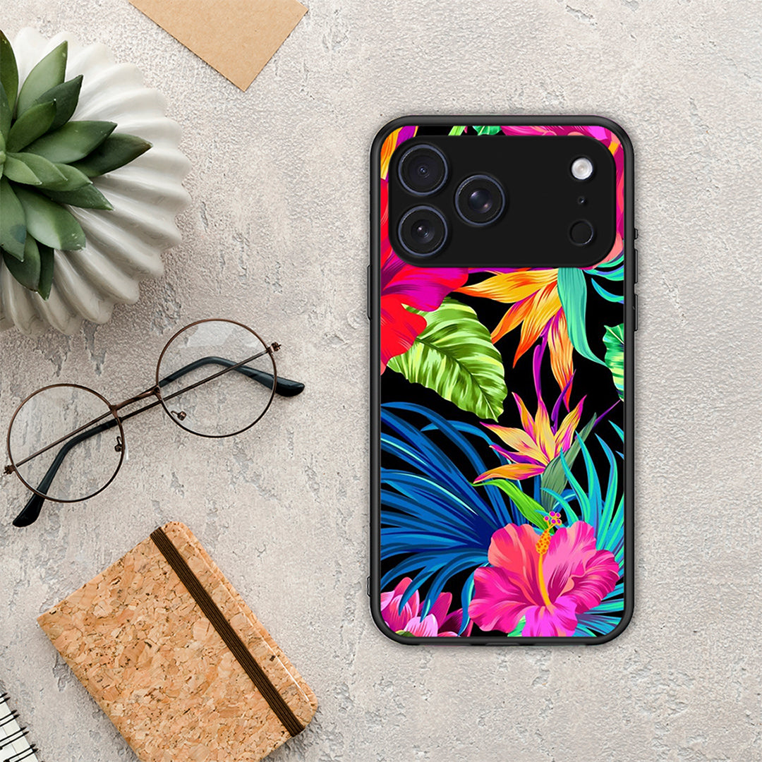 Tropical Flowers - iPhone 17 Pro Max θήκη