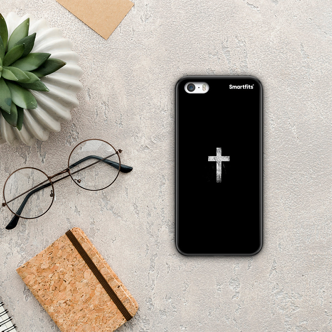 White Cross - iPhone 5 / 5s / SE θήκη