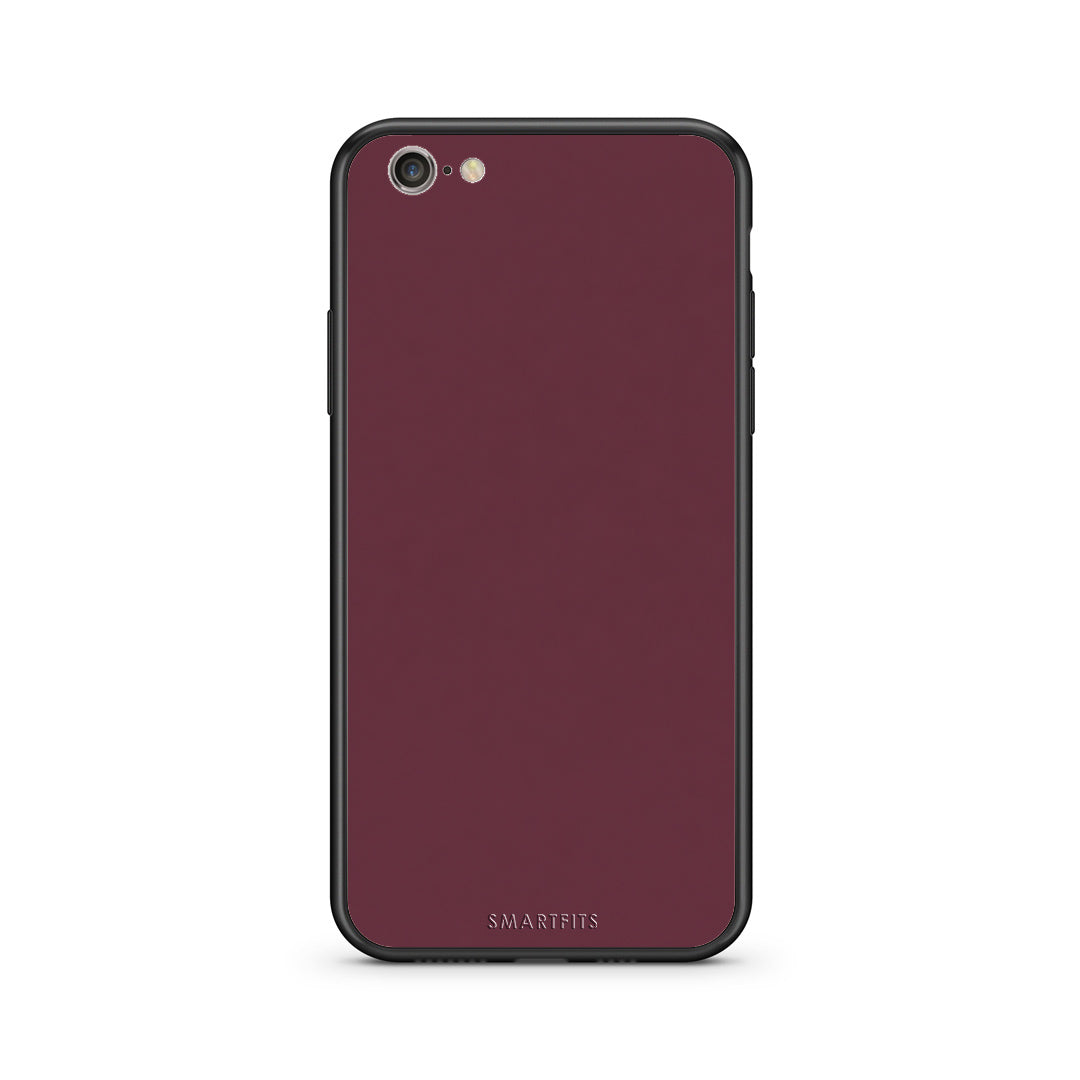 Θήκη iPhone 7 / 8 / SE 2020 Muted Burgundy από τη Smartfits με σχέδιο στο πίσω μέρος και μαύρο περίβλημα | iPhone 7 / 8 / SE 2020 Muted Burgundy case with colorful back and black bezels