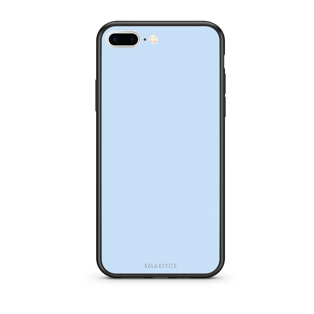 Θήκη iPhone 7 Plus / 8 Plus Powder Blue από τη Smartfits με σχέδιο στο πίσω μέρος και μαύρο περίβλημα | iPhone 7 Plus / 8 Plus Powder Blue case with colorful back and black bezels