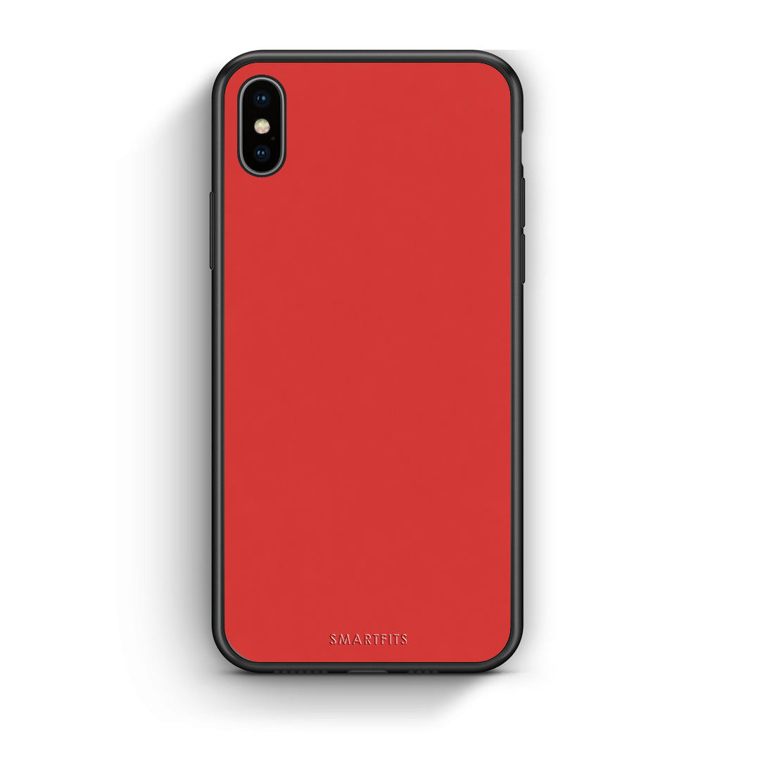 Θήκη iPhone Xs Max Poppy Red από τη Smartfits με σχέδιο στο πίσω μέρος και μαύρο περίβλημα | iPhone Xs Max Poppy Red case with colorful back and black bezels
