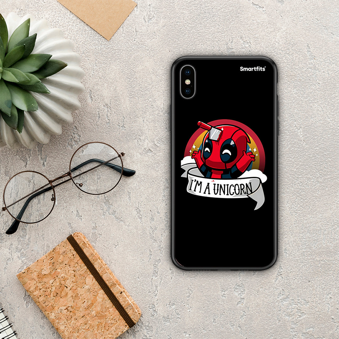 Unicorn Deadpool - iPhone Xs Max θήκη