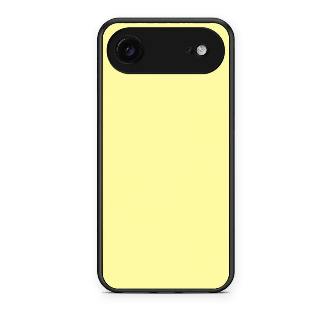 Θήκη iPhone 17 Air Butter Yellow από τη Smartfits με σχέδιο στο πίσω μέρος και μαύρο περίβλημα | iPhone 17 Air Butter Yellow case with colorful back and black bezels