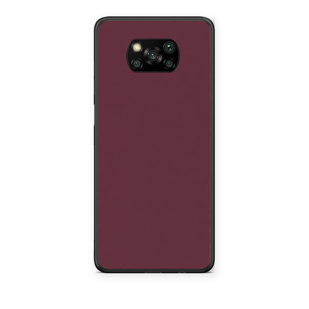 Θήκη Xiaomi Poco X3 / X3 Pro / X3 NFC Muted Burgundy από τη Smartfits με σχέδιο στο πίσω μέρος και μαύρο περίβλημα | Xiaomi Poco X3 / X3 Pro / X3 NFC Muted Burgundy case with colorful back and black bezels