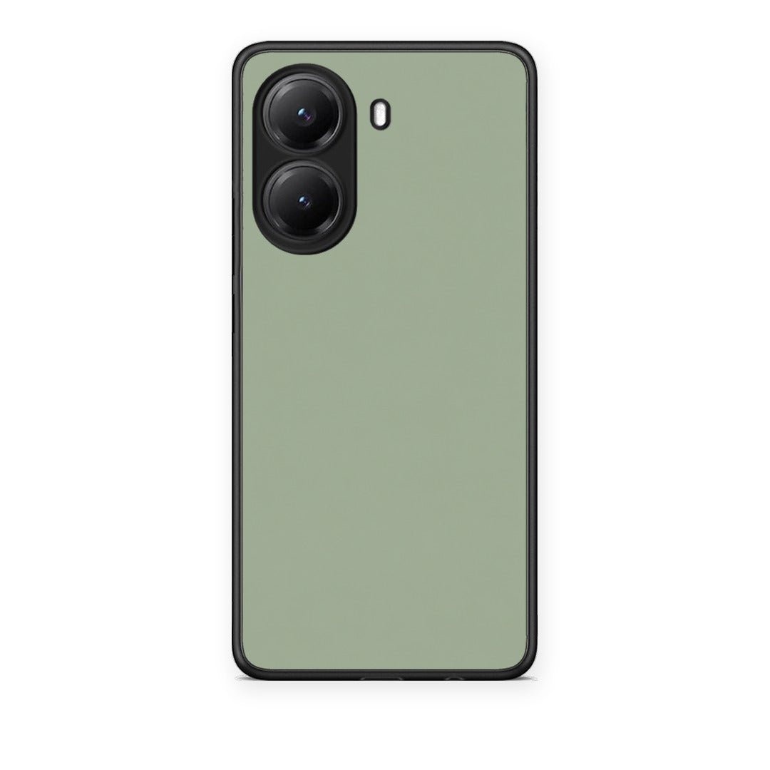 Θήκη Xiaomi Poco X7 Pro Sage Green από τη Smartfits με σχέδιο στο πίσω μέρος και μαύρο περίβλημα | Xiaomi Poco X7 Pro Sage Green case with colorful back and black bezels