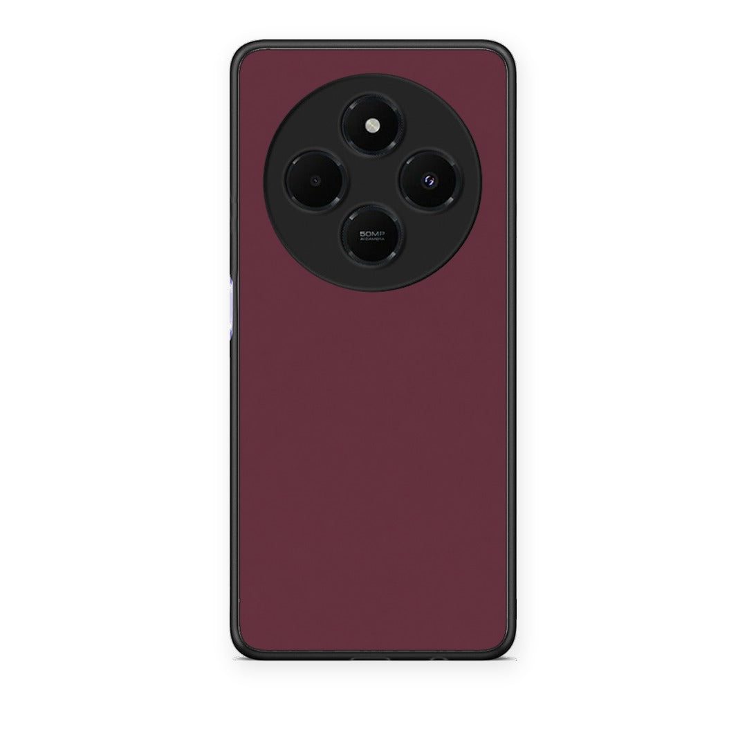 Θήκη Xiaomi Redmi 14C NFC / A3 Pro / Poco 75 4G / 5G Muted Burgundy από τη Smartfits με σχέδιο στο πίσω μέρος και μαύρο περίβλημα | Xiaomi Redmi 14C NFC / A3 Pro / Poco 75 4G / 5G Muted Burgundy case with colorful back and black bezels