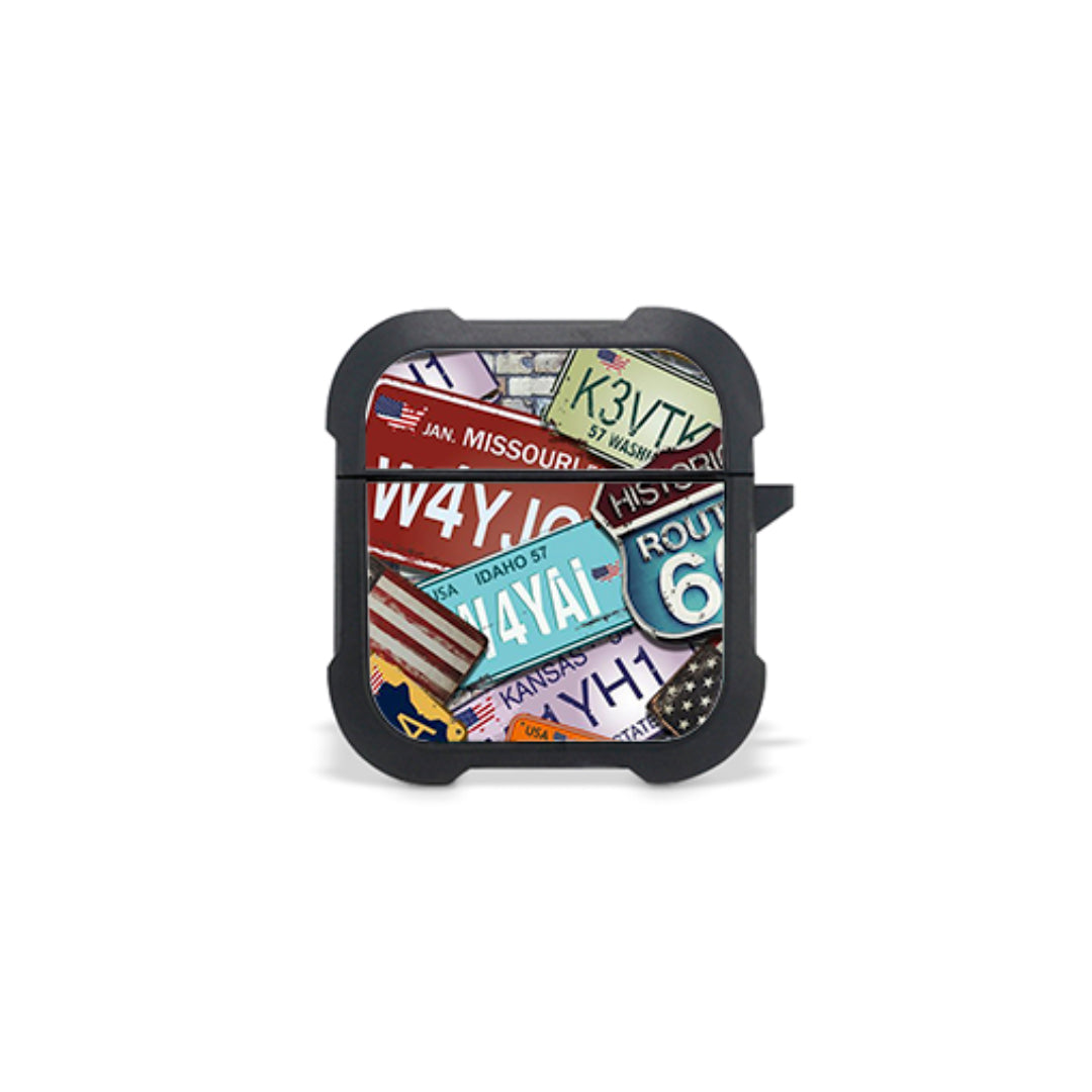 Car Plates - Airpods 1, 2 Θήκη