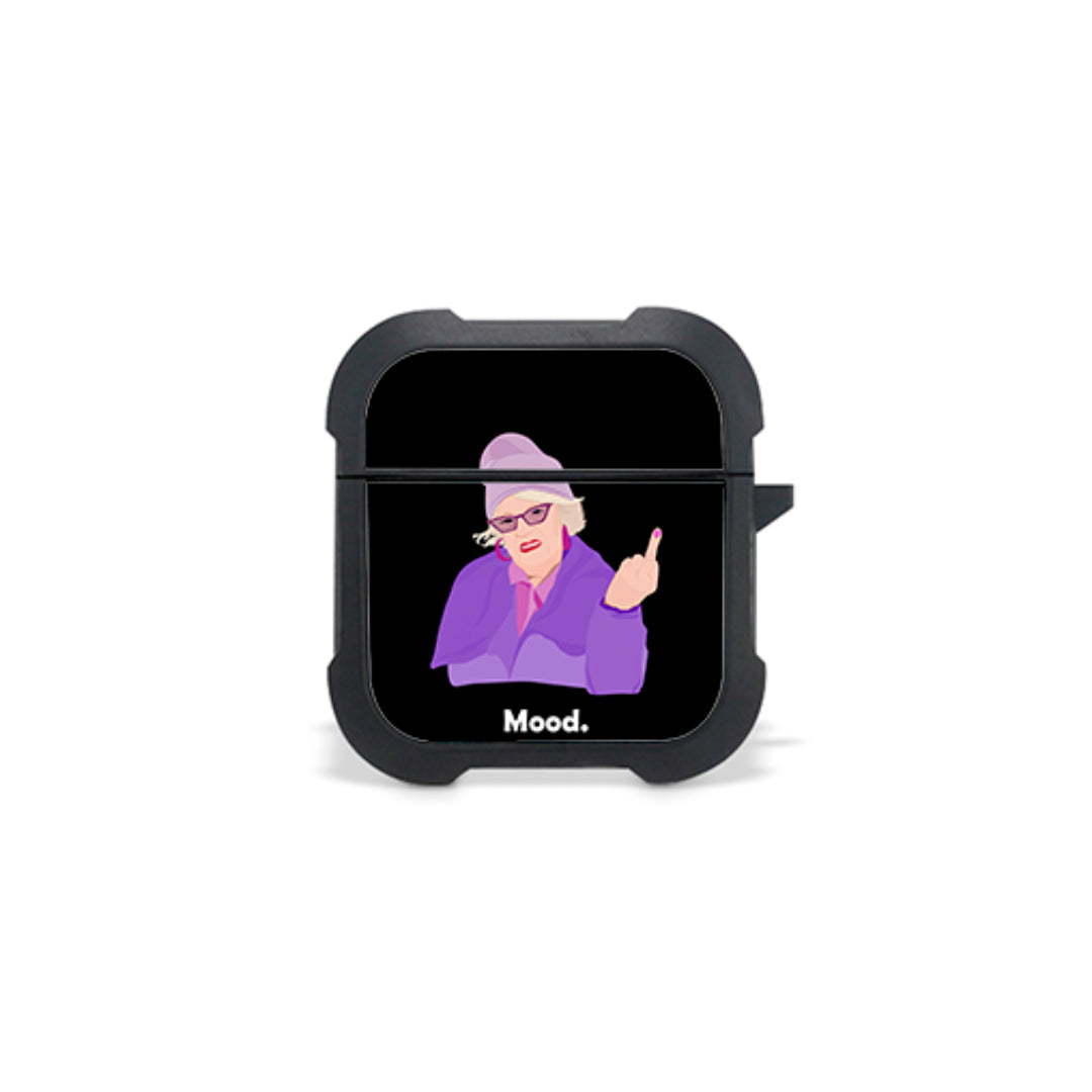 Grandma Mood Black - Airpods 1, 2 Θήκη