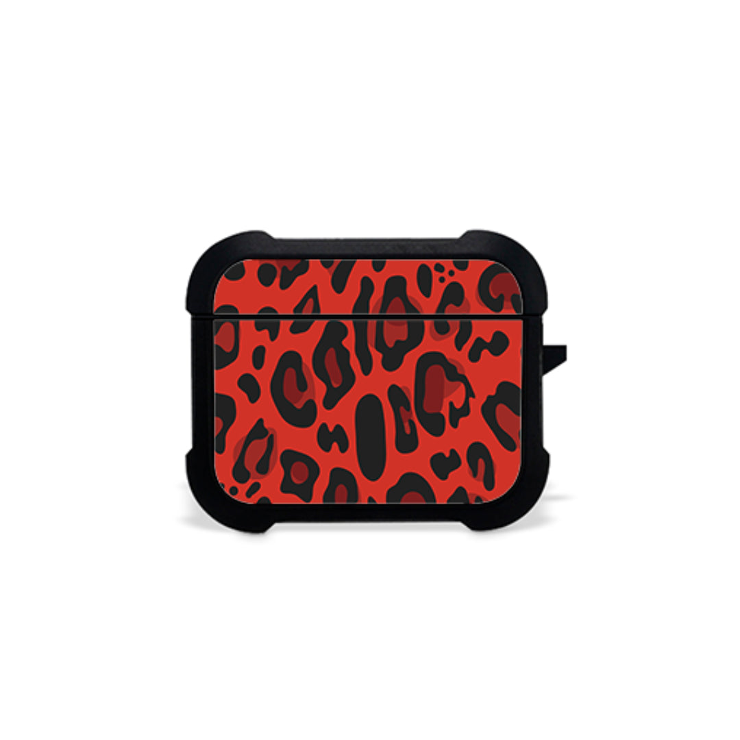Animal Red Leopard - Airpods Θήκη