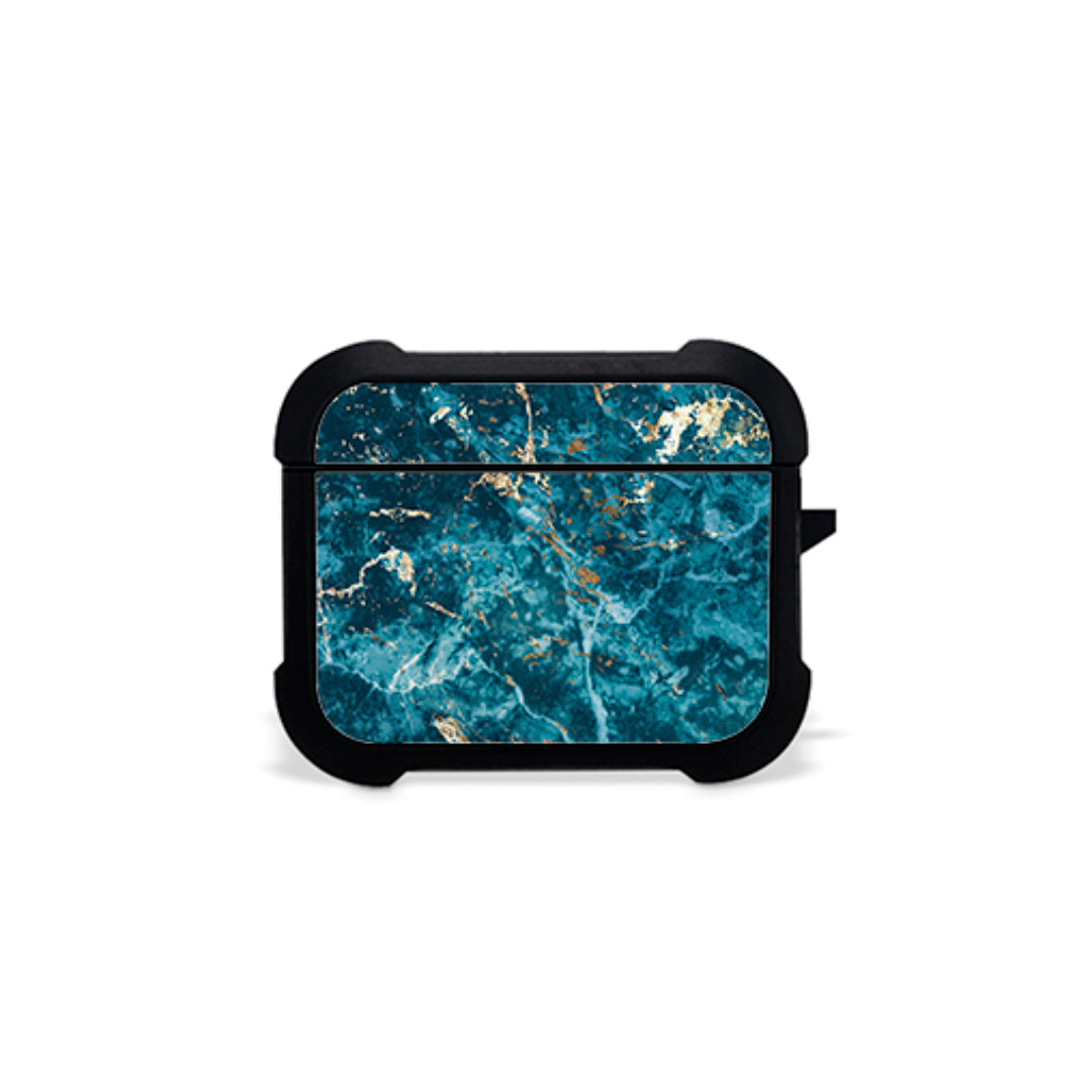 Marble Blue - Airpods Θήκη
