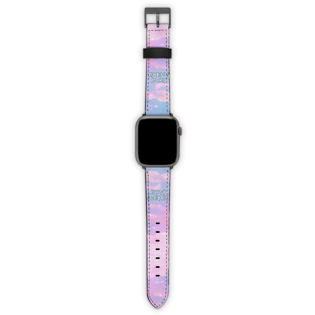 Λουράκι 20mm Samsung / Huawei / Honor / Xiaomi / Garmin με χρώμα Anti Social – Smartfits