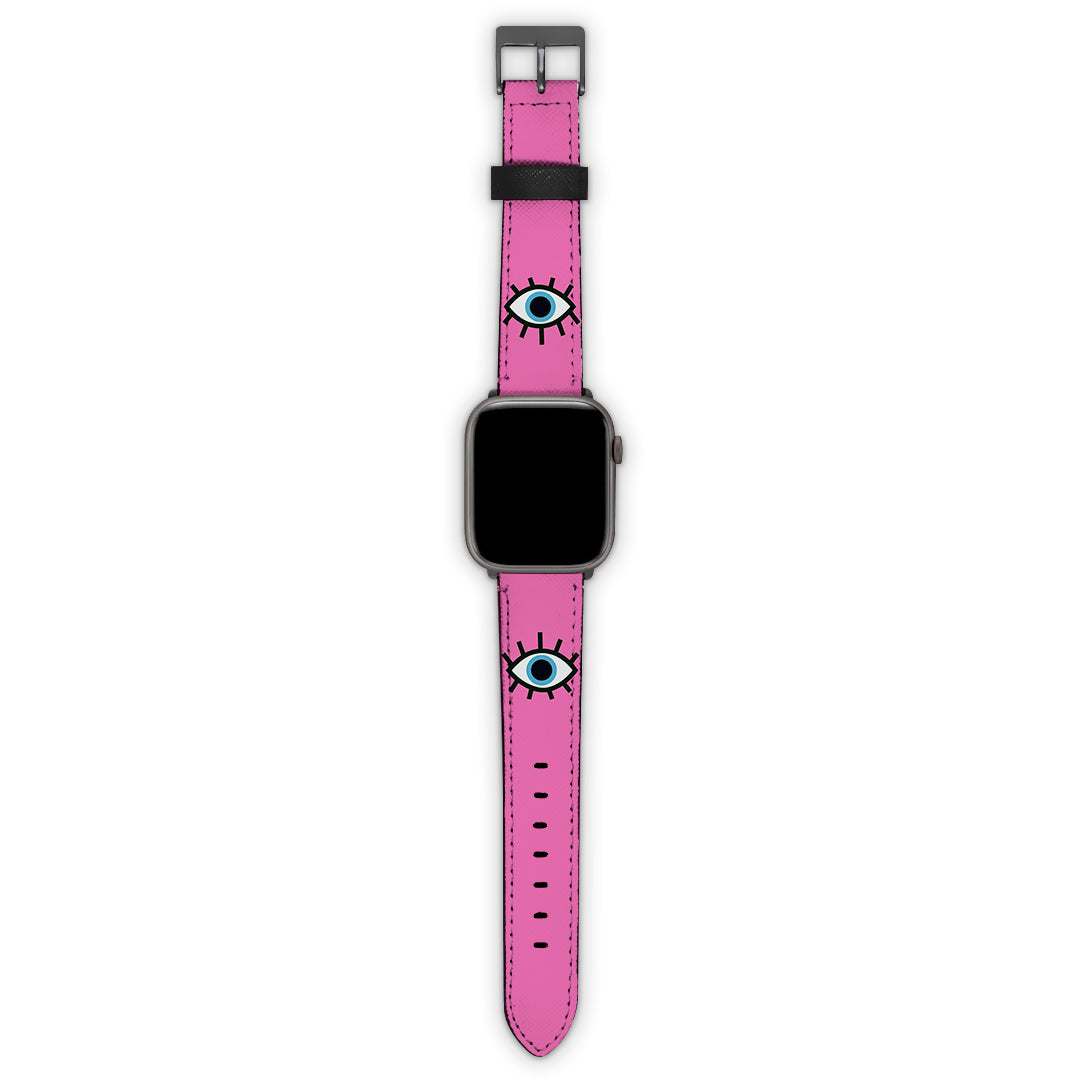 Λουράκι Apple Watch 38/40/41mm με χρώμα Blue Eye Pink – Smartfits