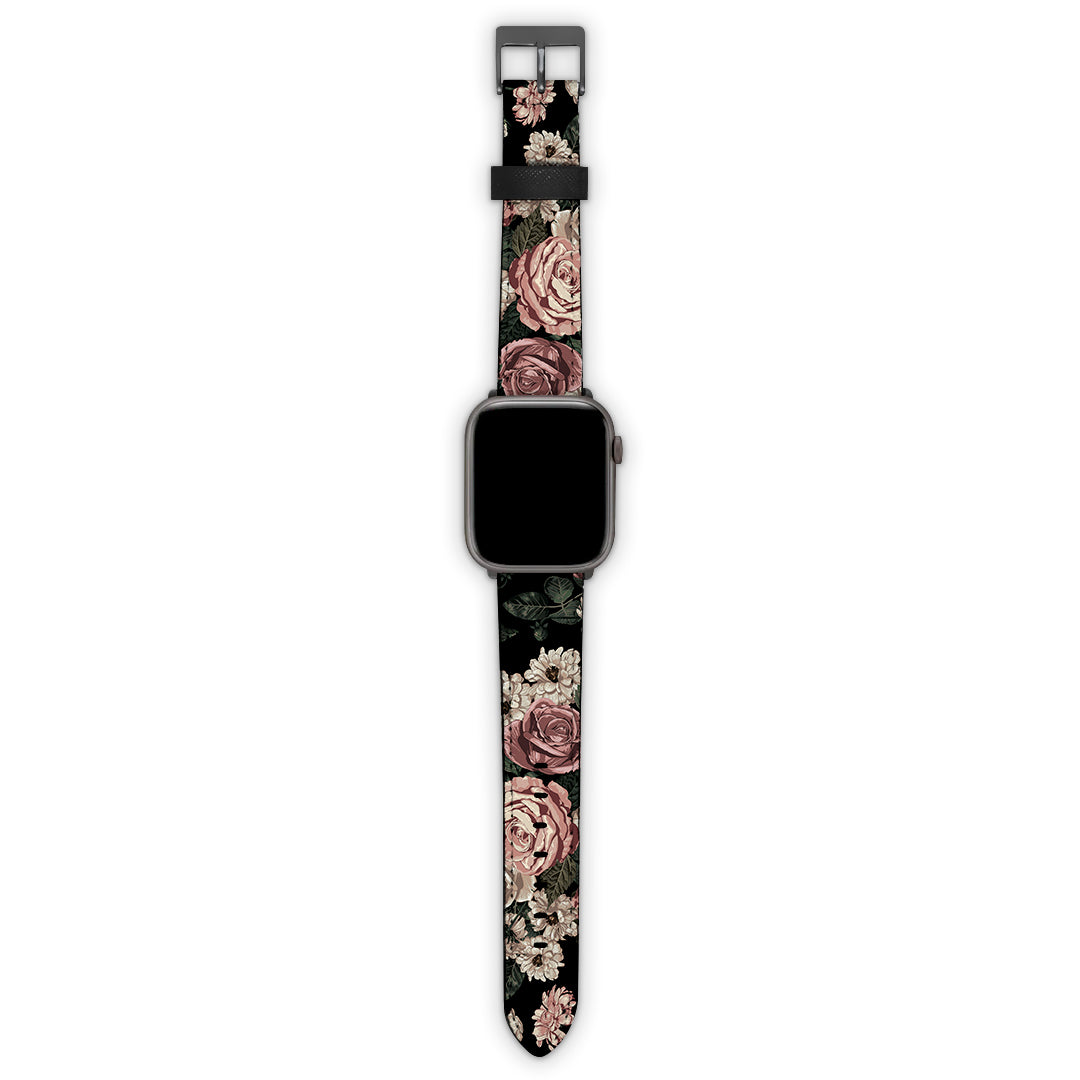 Λουράκι 20mm Samsung / Huawei / Honor / Xiaomi / Garmin με χρώμα Flower Wild Roses – Smartfits
